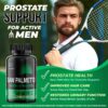 Version 1.0.0 Ingredientes naturales en suplemento Saw Palmetto para hombres