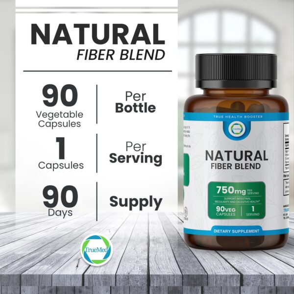 Ingredientes TRUEMED fibra orgánica natural mezcla