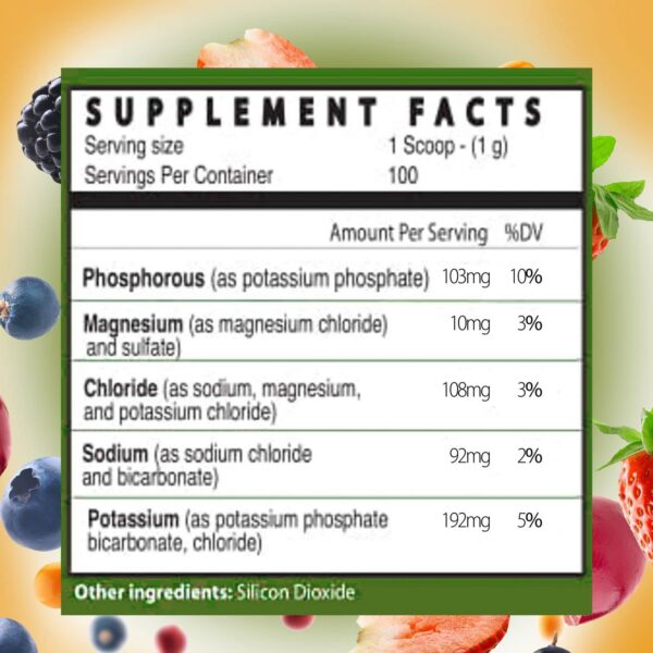 Detalle de ingredientes veganos y sin OGM