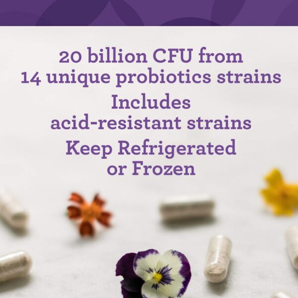 Vista lateral suplemento Innate Response Flora 20-14