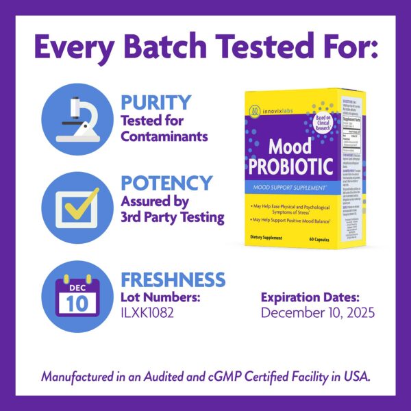 InnovixLabs cápsulas probióticas múltiples para ánimo y digestión