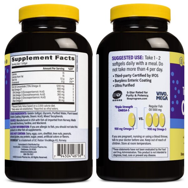 Frasco y cápsulas en presentación