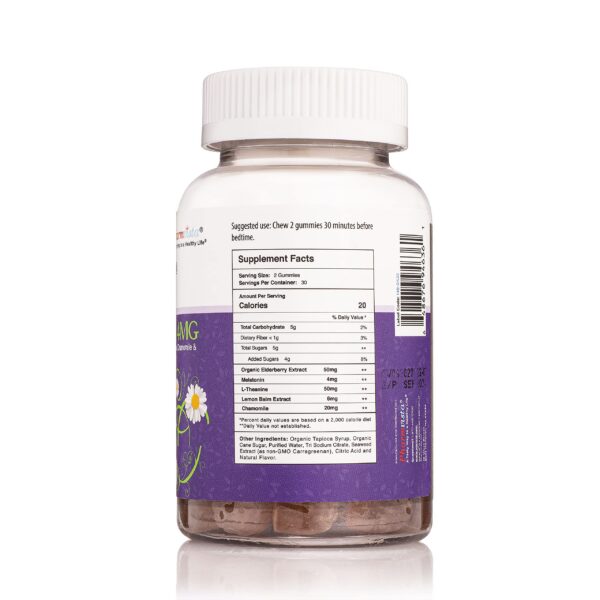 Instrucciones y certificaciones gomitas Melat-8 USA