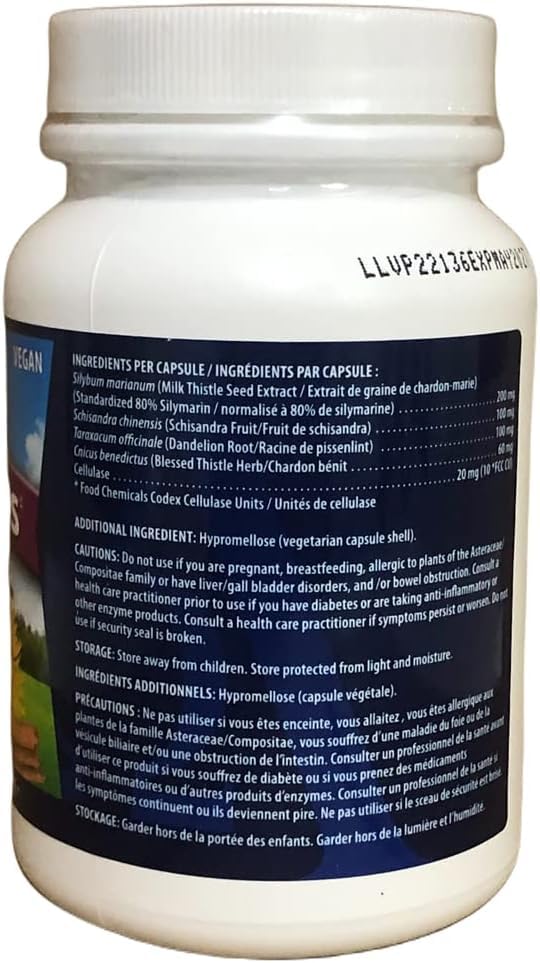Instrucciones suplemento apoyo hígado Omega Alpha Liver Plus