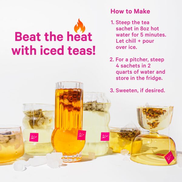 Instrucciones de preparación del té Pink Stork Fertilidad