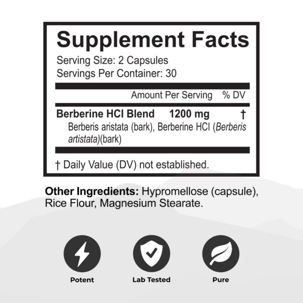 Instrucciones del suplemento Berberina
