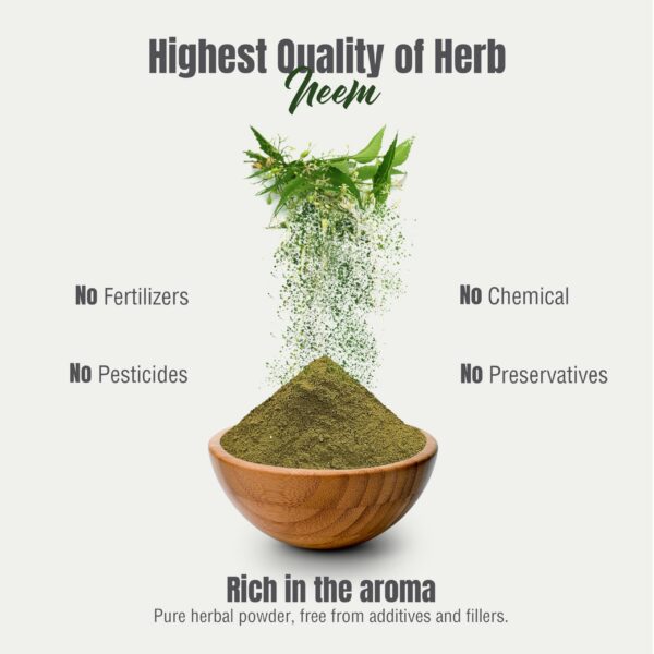 Instrucciones uso polvo de neem HerbsForever 454 gramos