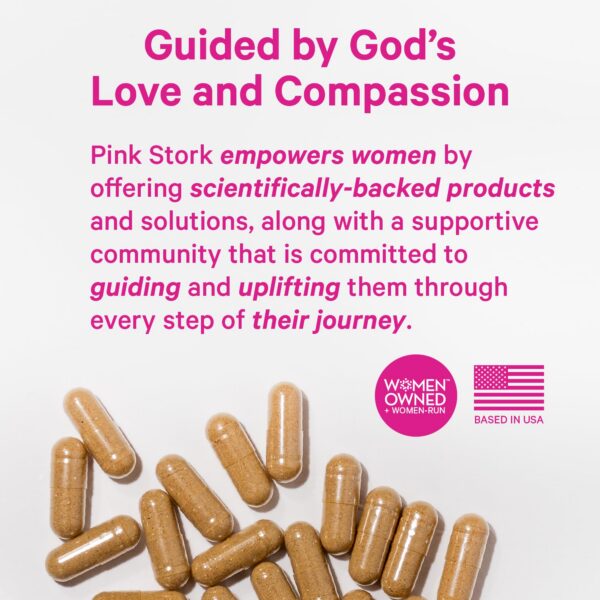 Vista detalle suplemento Pink Stork fertilidad femenina