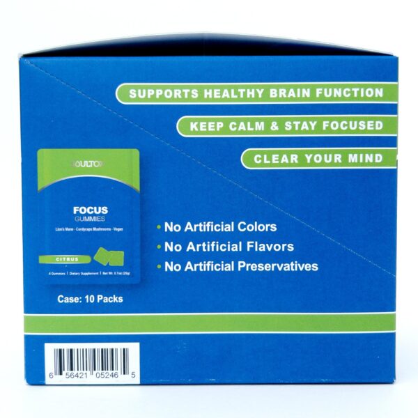 Interior gominolas Soultox Focus Melena León Cordyceps