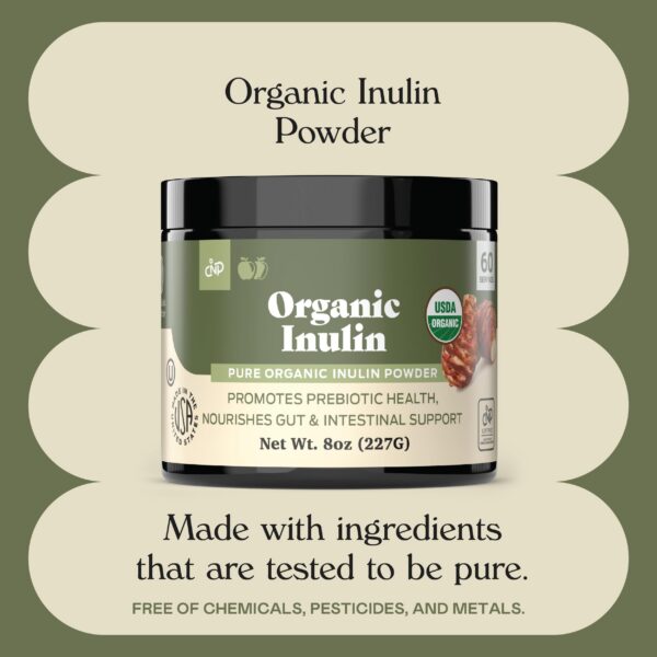 Inulina prebiótico saludable natural