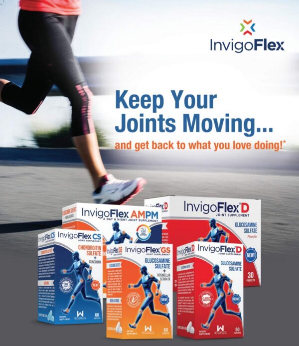 Tabletas de suplemento INVIGOFLEX D sulfato glucosamina