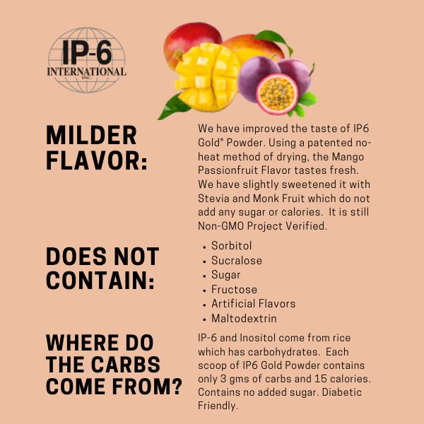 IP6 Gold polvo antioxidante función inmune salud 60 porciones