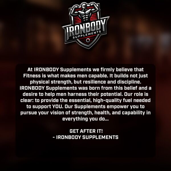 Version 1.0.0 IronBody Suplemento para energía y enfoque
