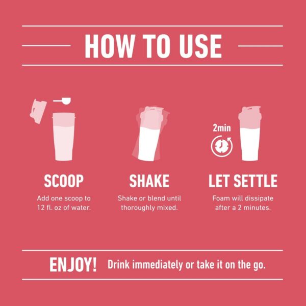 Frasco con etiqueta de ingredientes