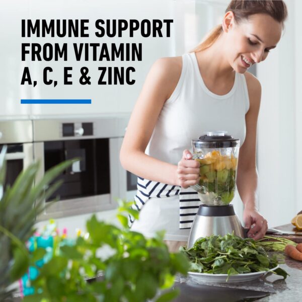 Detalle de vitaminas en etiqueta