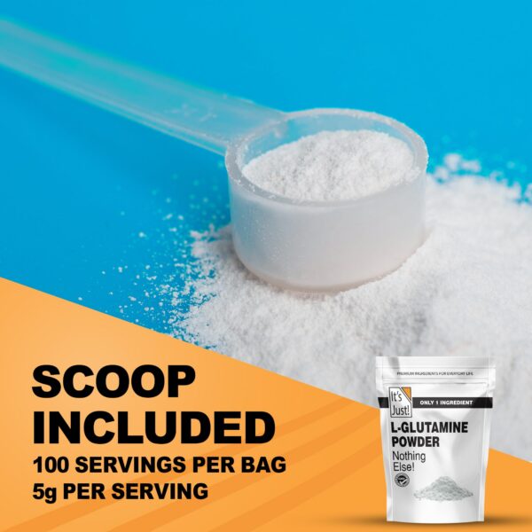 Envase de 500 g para L-Glutamina