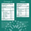 Empaque del bundle Iwi Omega-3 y Heart Omega-3
