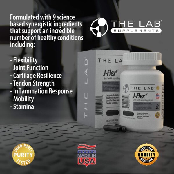 Vista lateral del envase de J-FLEX9