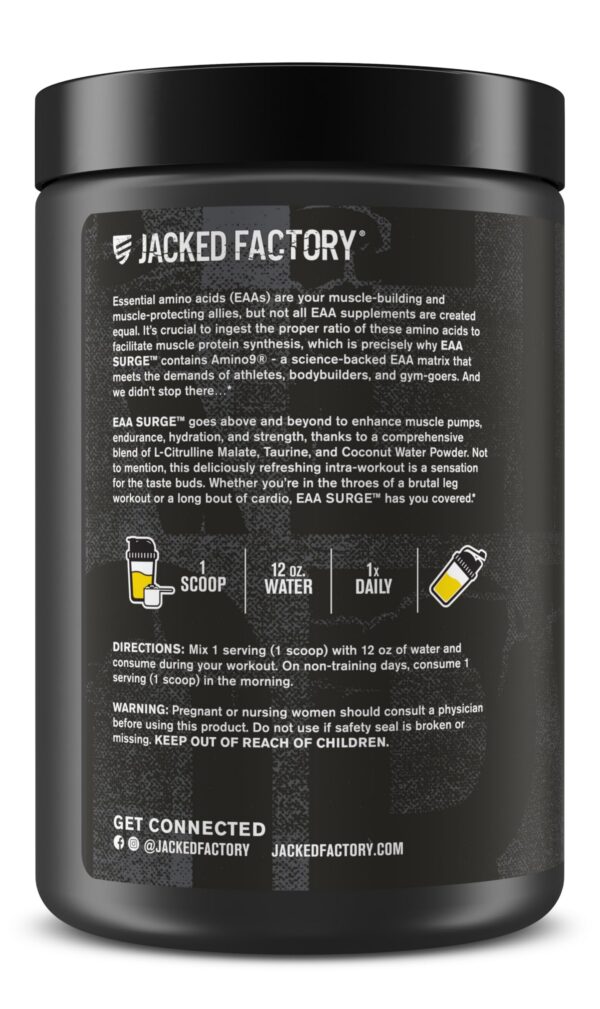 Etiqueta nutricional del producto