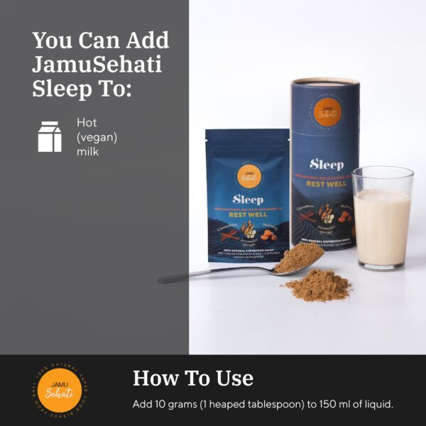 Version 1.0.0 JAMUSEHATI descanso ingredientes naturales