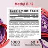 Jarrow Formulas Metil B-12 alta potencia para energía celular