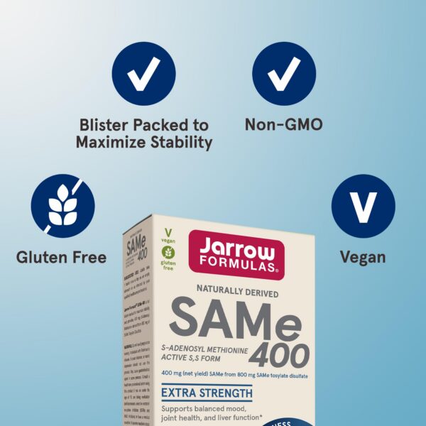 Etiqueta SAMe 400 mg ingredientes