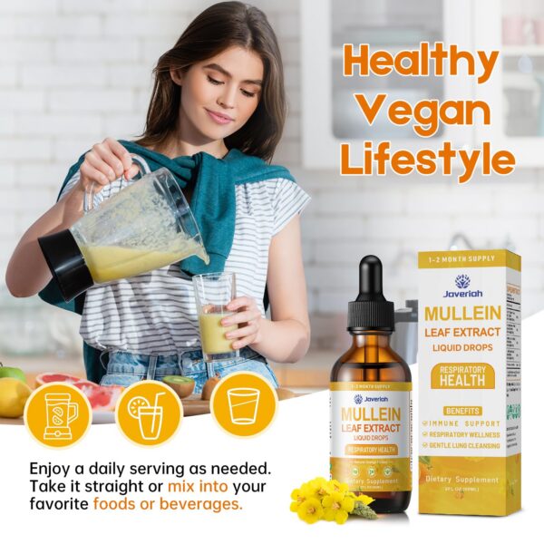 Envase gotas herbales Javeriah para limpiar pulmones y bronquios