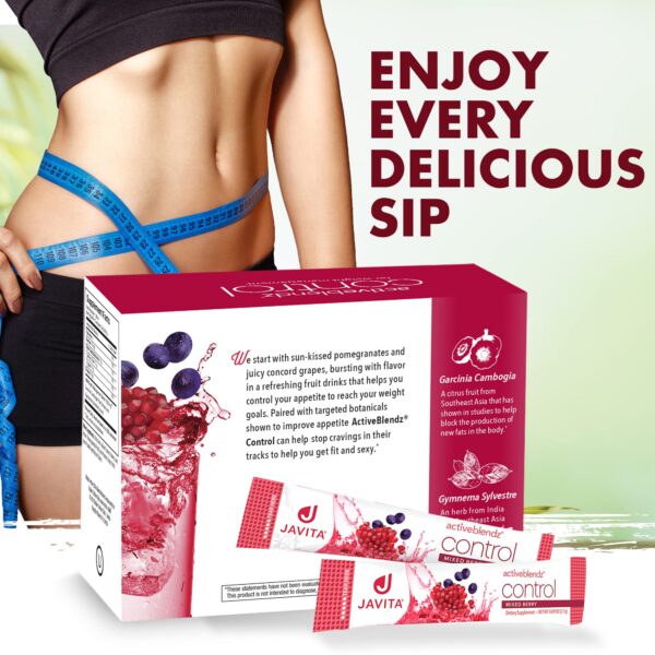 Javita Control presentación para estilo de vida saludable y control de peso