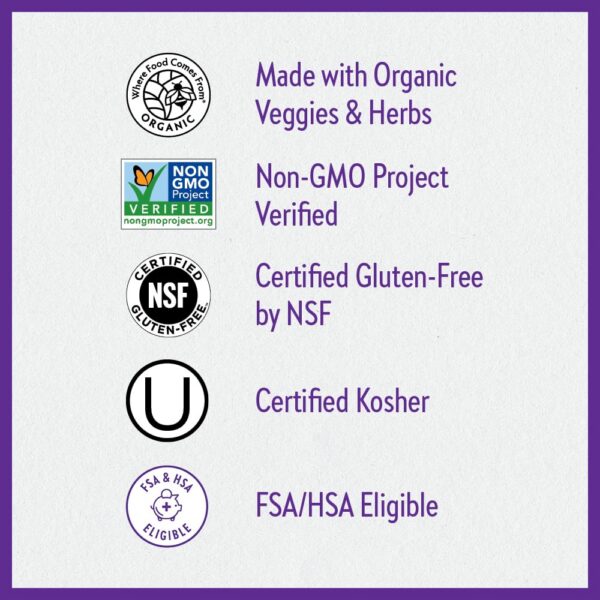 Jengibre orgánico en vitaminas prenatales New Chapter