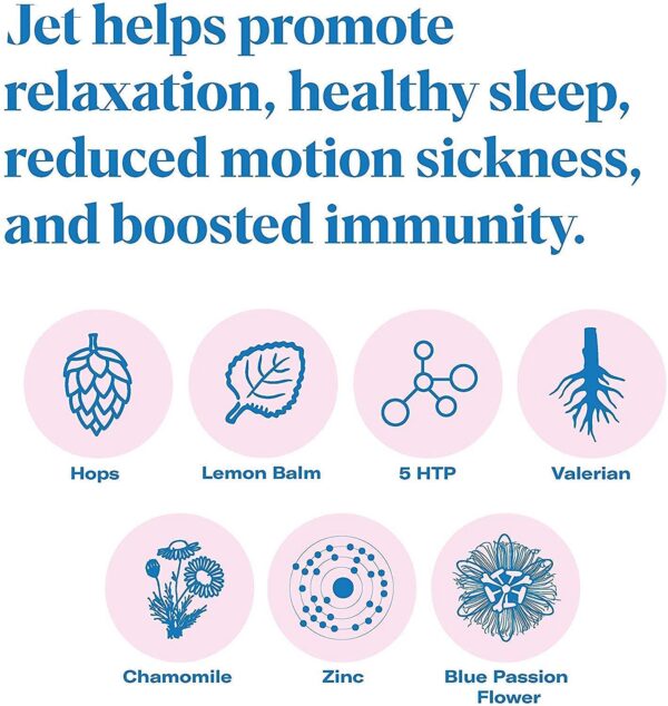 Jet Set combinación herbal para mejora sueño y energía