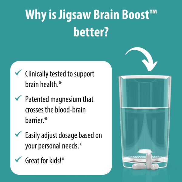 Cápsulas Brain Boost en mano