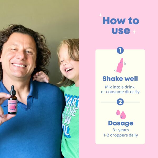 Primer plano de la etiqueta JoySpring Calmify