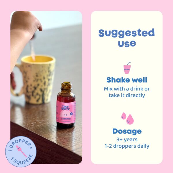 Gotas de ZincBerry sabor saúco
