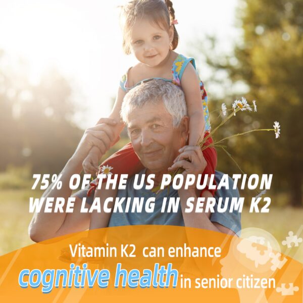 Vista frontal de la etiqueta de K2 MK-7