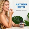 Detalle de empaque Julytiger Biotina Colágeno