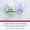 Version 1.0.0 Frasco blanco de Just Thrive PREbiotic Powder