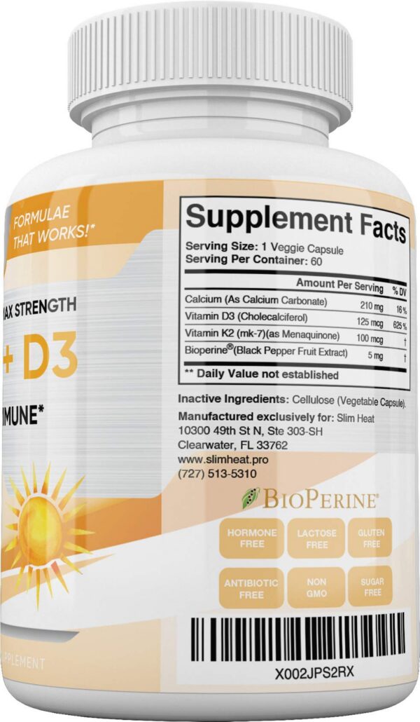 Version 1.0.0 Detalle de pimienta negra y calcio en la fórmula