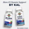 KAL complejo B coenzima fórmula vegana y libre de azúcar 60 cápsulas