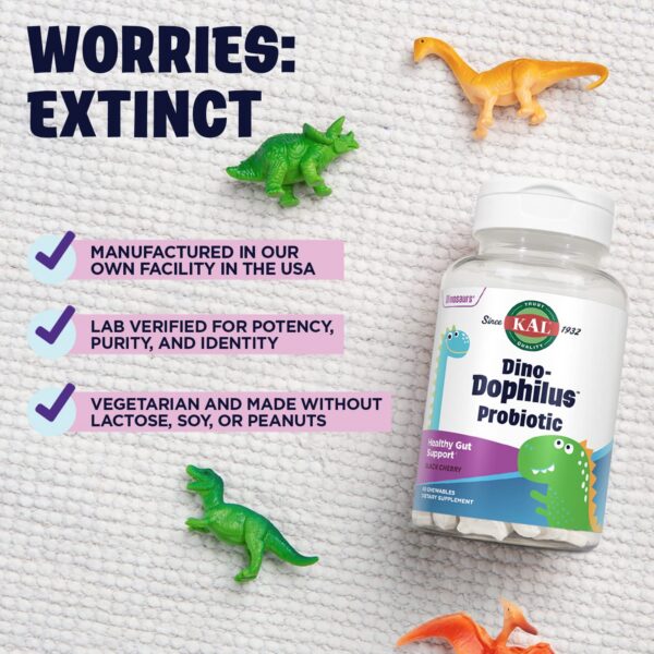 Version 1.0.0 KAL DinoDophilus fórmula probiótica para apoyar digestión infantil