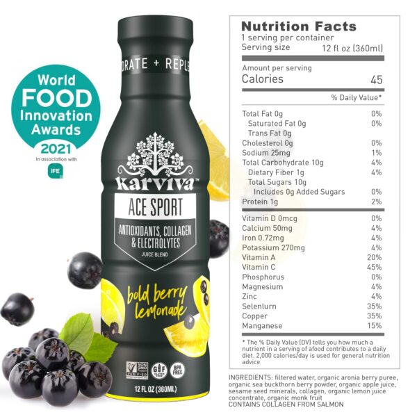 Paquete de seis botellas KARVIVA Wellness Juices