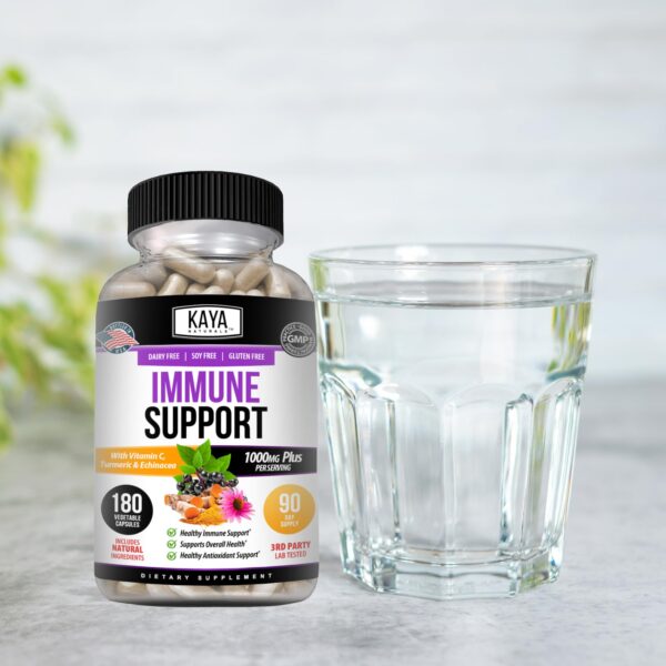 Kaya Naturals fórmula natural sin OGM y sin gluten en cápsulas