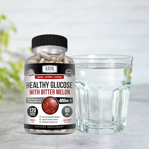 Frasco Kaya Naturals Gluco Bittermelon