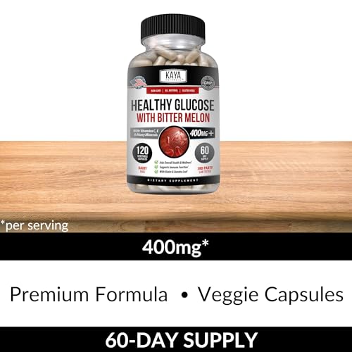 Etiqueta principal Kaya Naturals Gluco Bittermelon