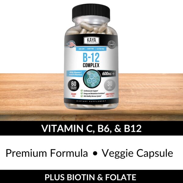 Kaya Naturals multivitaminas cápsulas close up