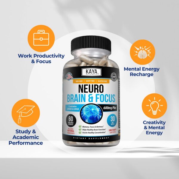 Version 1.0.0 Kaya Naturals Neuro Brain cápsulas planta