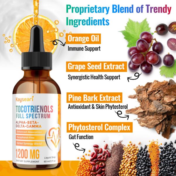 Lista de ingredientes Kayseari Tocotrienoles