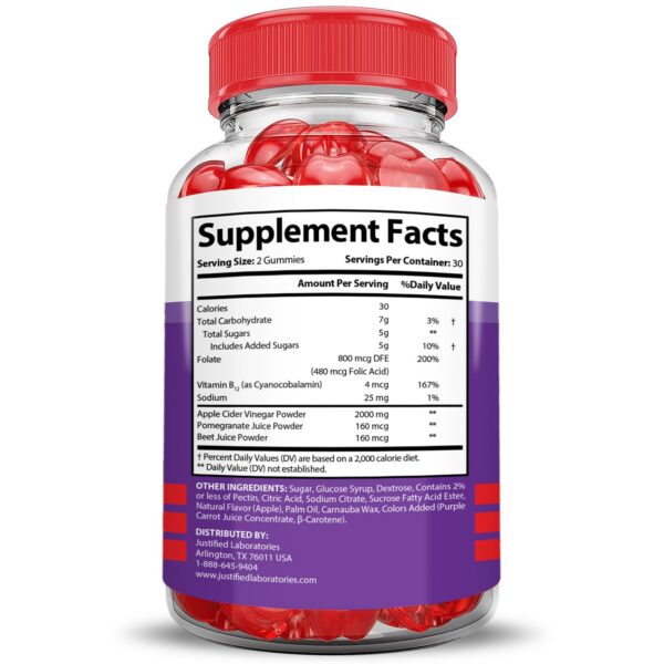 Keto Glow ACV Gominolas saludables para dieta keto