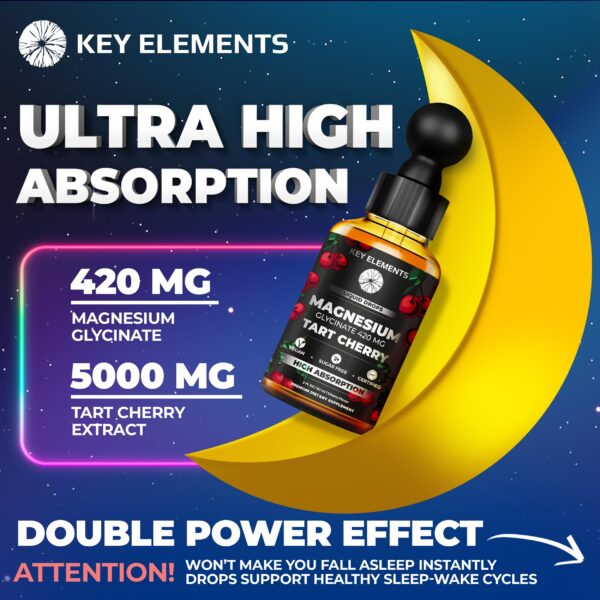 Frasco de 2 oz magnesio glicinato