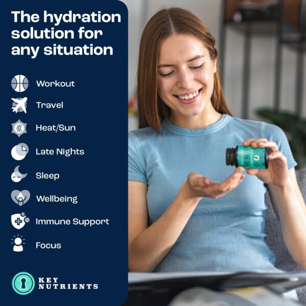 Pastillas de sodio y potasio en blister