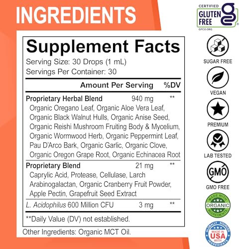 Kit de suplementos para limpieza de candida